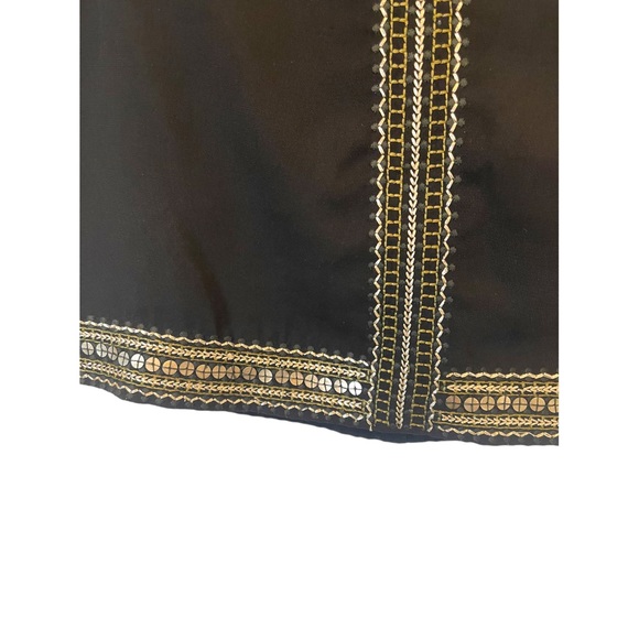 Madewell Sequin Embellished Boho Mini Skirt Lined With Pockets Size 10 - Picture 5 of 11